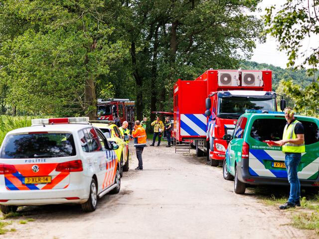 Hulpdiensten ter plaatse