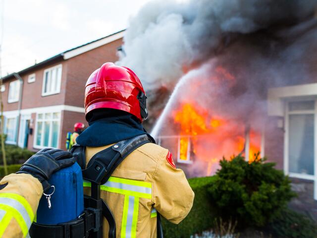 Brand in huis
