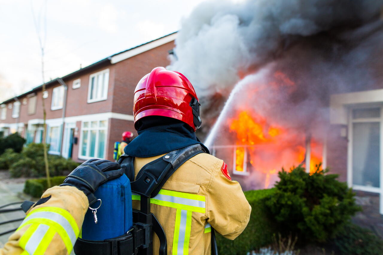 Brand in huis