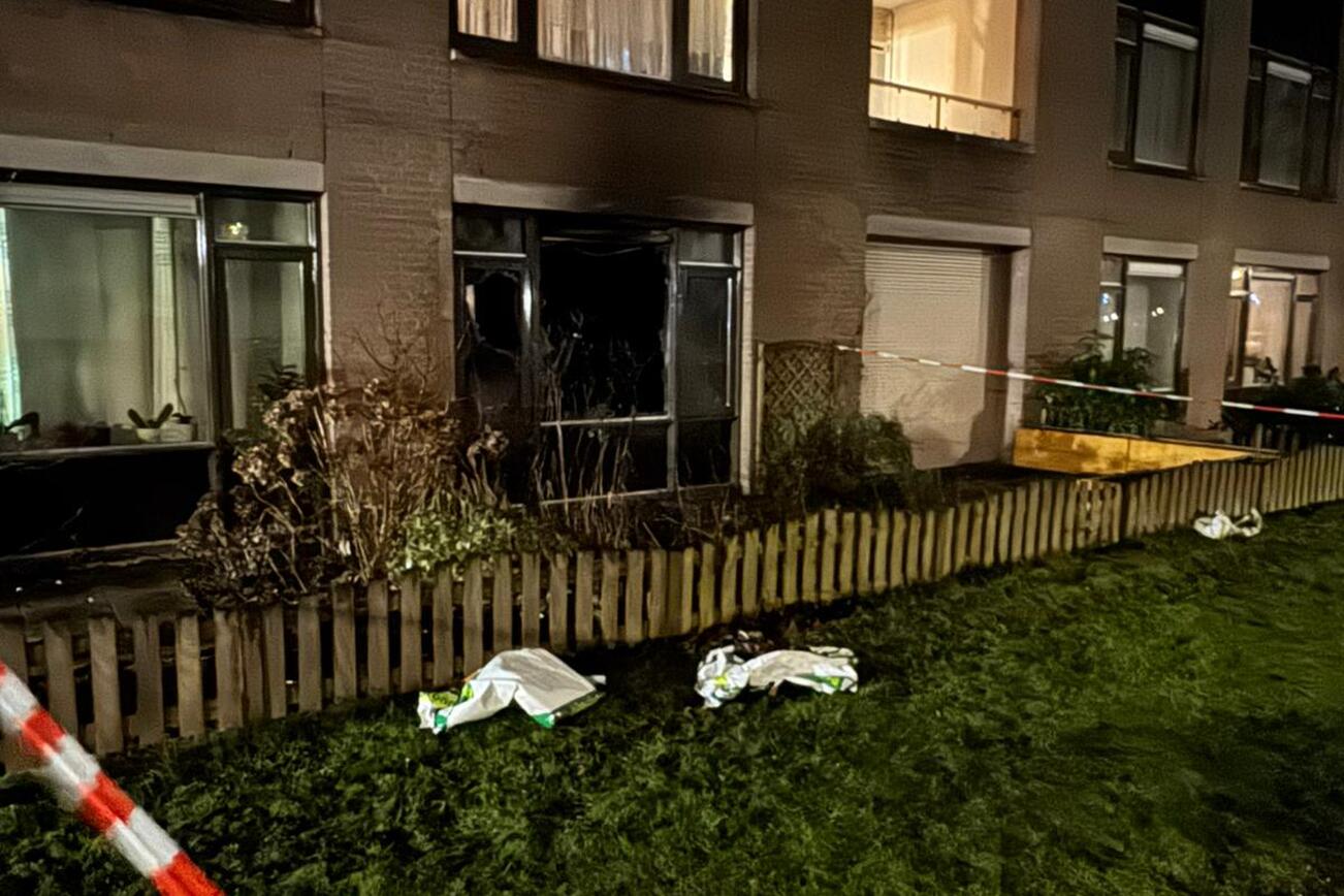 Appartementencomplex waar de brand gewoed heeft